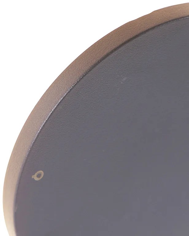 Zewnetrzna Designerska lampa ścienna szara 16,5 cm z LED - SkyfDesignerski Oswietlenie zewnetrzne