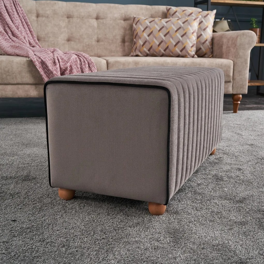Taboret Mabel Pufa Mink