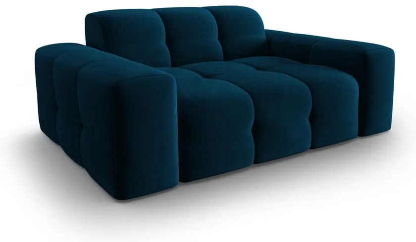 Ciemnoniebieska aksamitna sofa 156 cm Kendal – Micadoni Home