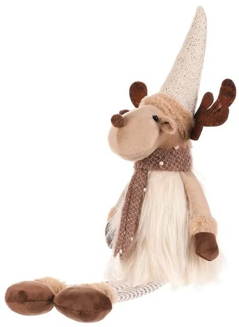 Ozdoby świąteczne Wiszące nogi, wys. 54 cm,beżowo-brązowe