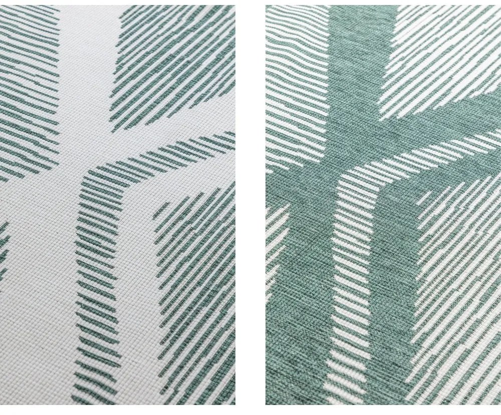 Zielono-kremowy dywan odpowiedni na zewnątrz 160x230 cm Gemini – Elle Decoration
