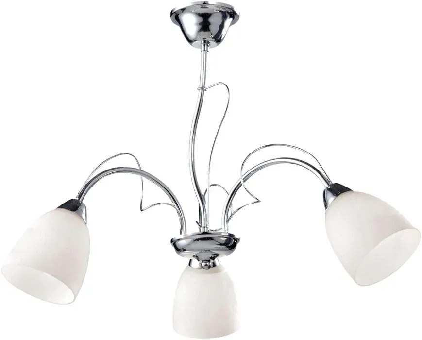 Potrójny klasyczny żyrandol chromowany - 3X S122 F8-Z27