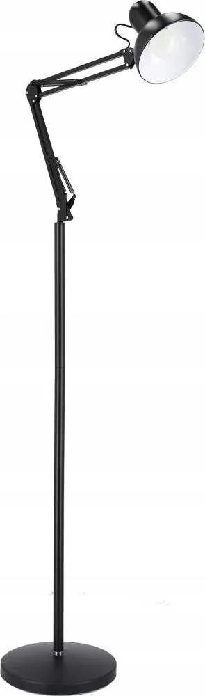 Lampa stojąca 1xE27/40W/230V czarna