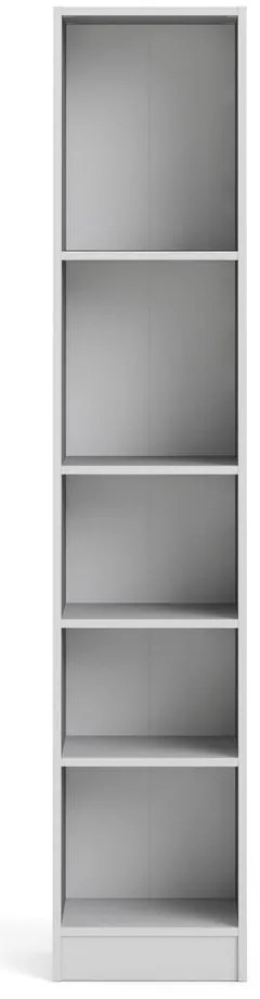 Biały regał Tvilum Basic, 41 x 203 cm