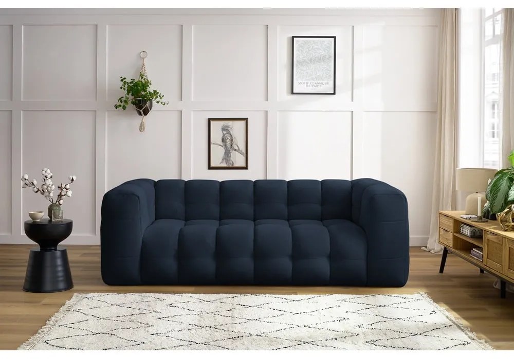 Ciemnoniebieska sofa 232 cm Cloud – Bobochic Paris