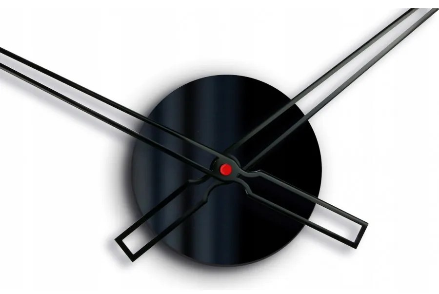 Zegar ścienny z dużymi cyframi naklejany nowoczesny do salonu sypialni loft