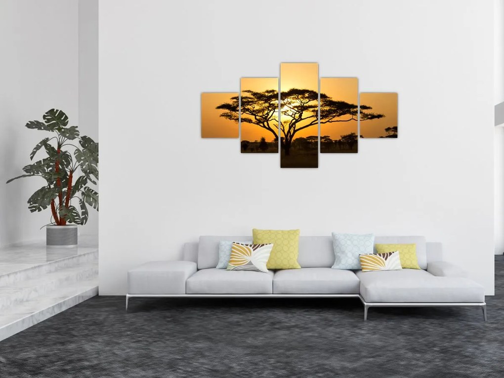 Obraz - Afrykańska sawanna (125x70 cm)