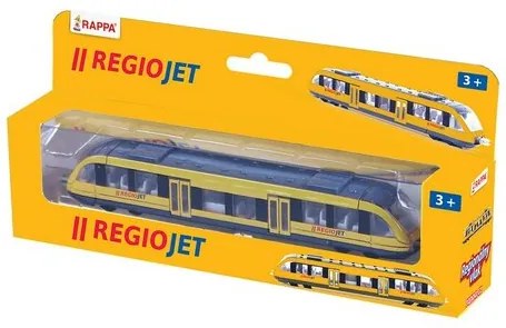 Rappa Metalowy pociąg regionalny RegioJet, 17  cm