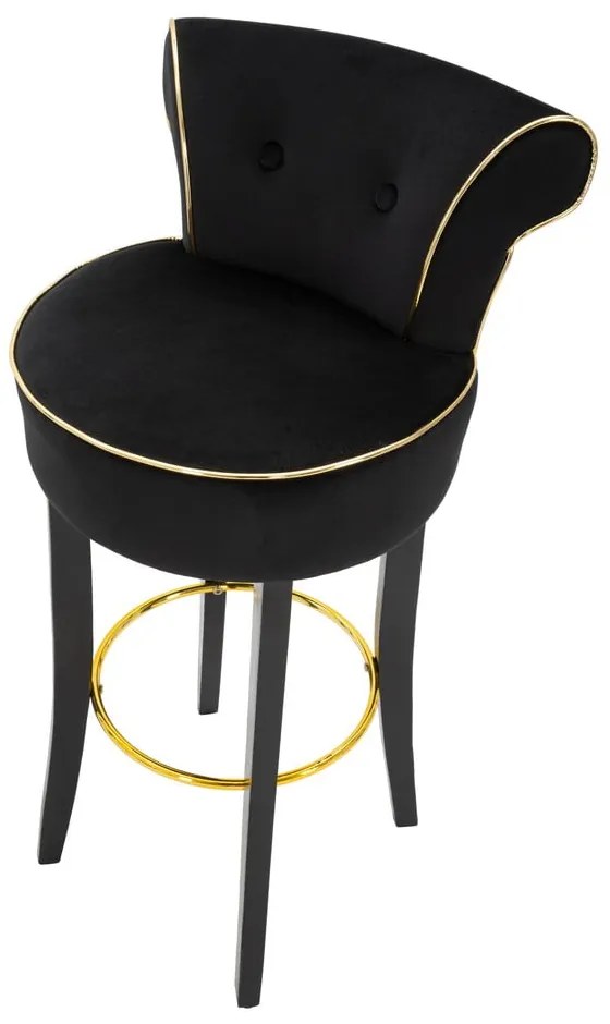 Niebieski aksamitny hoker 96 cm Luxy – Mauro Ferretti