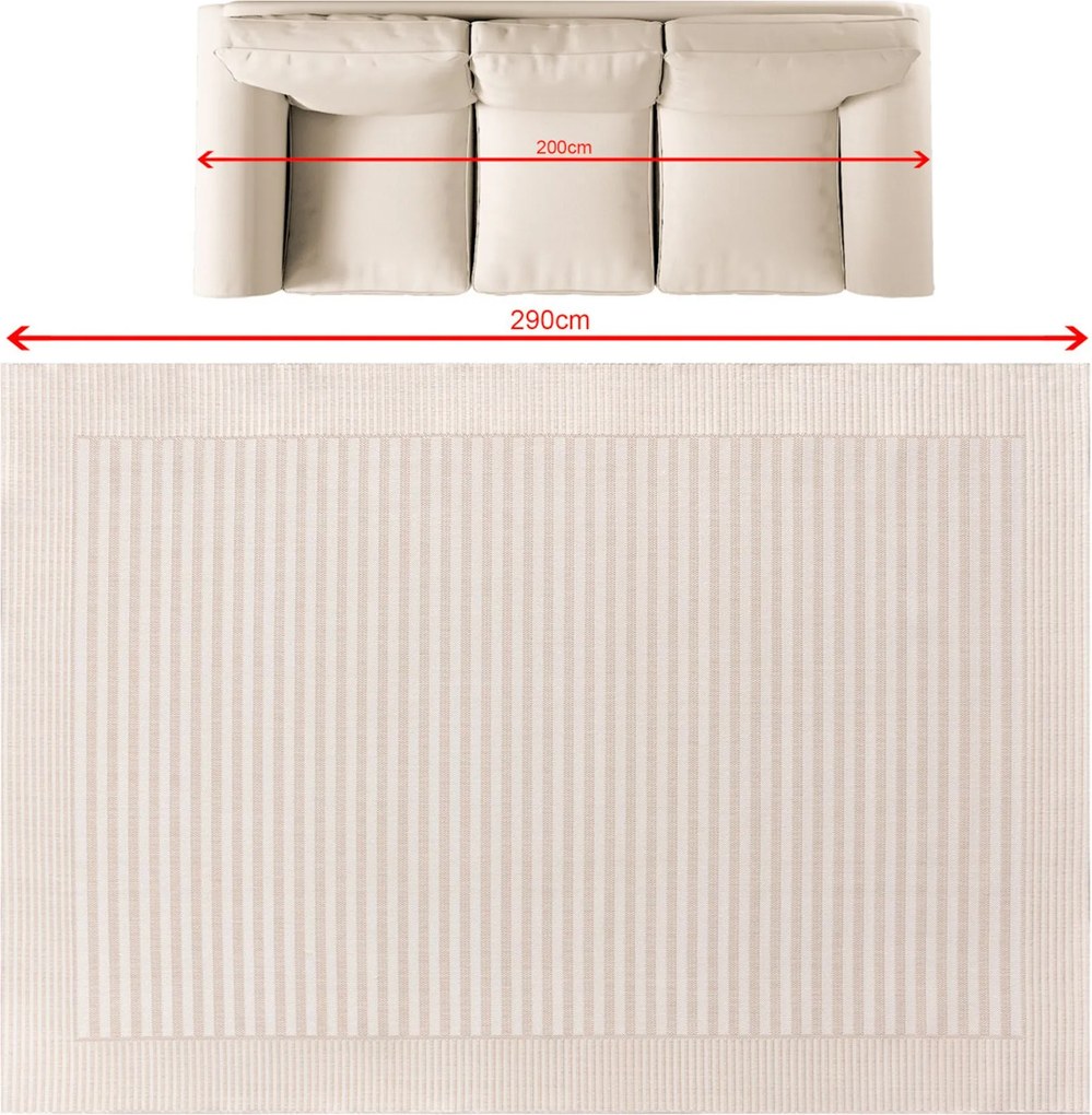 Dywan Lunara cream 200x290 cm