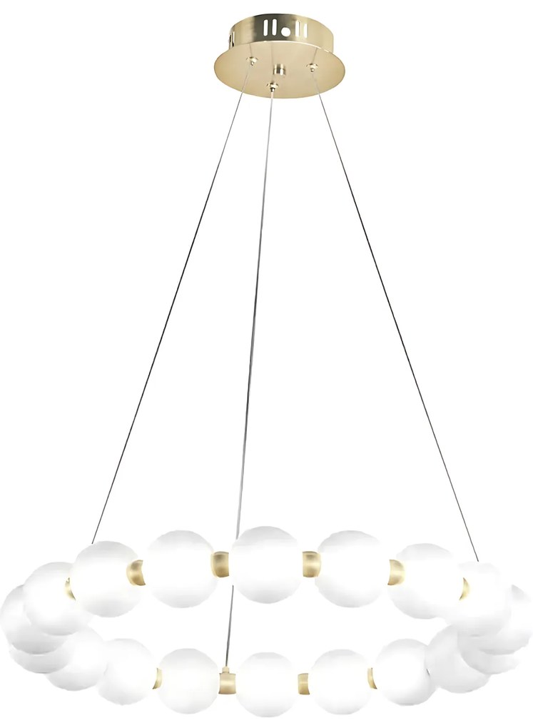 LAMPA WISZĄCA LED G025-CP Złota