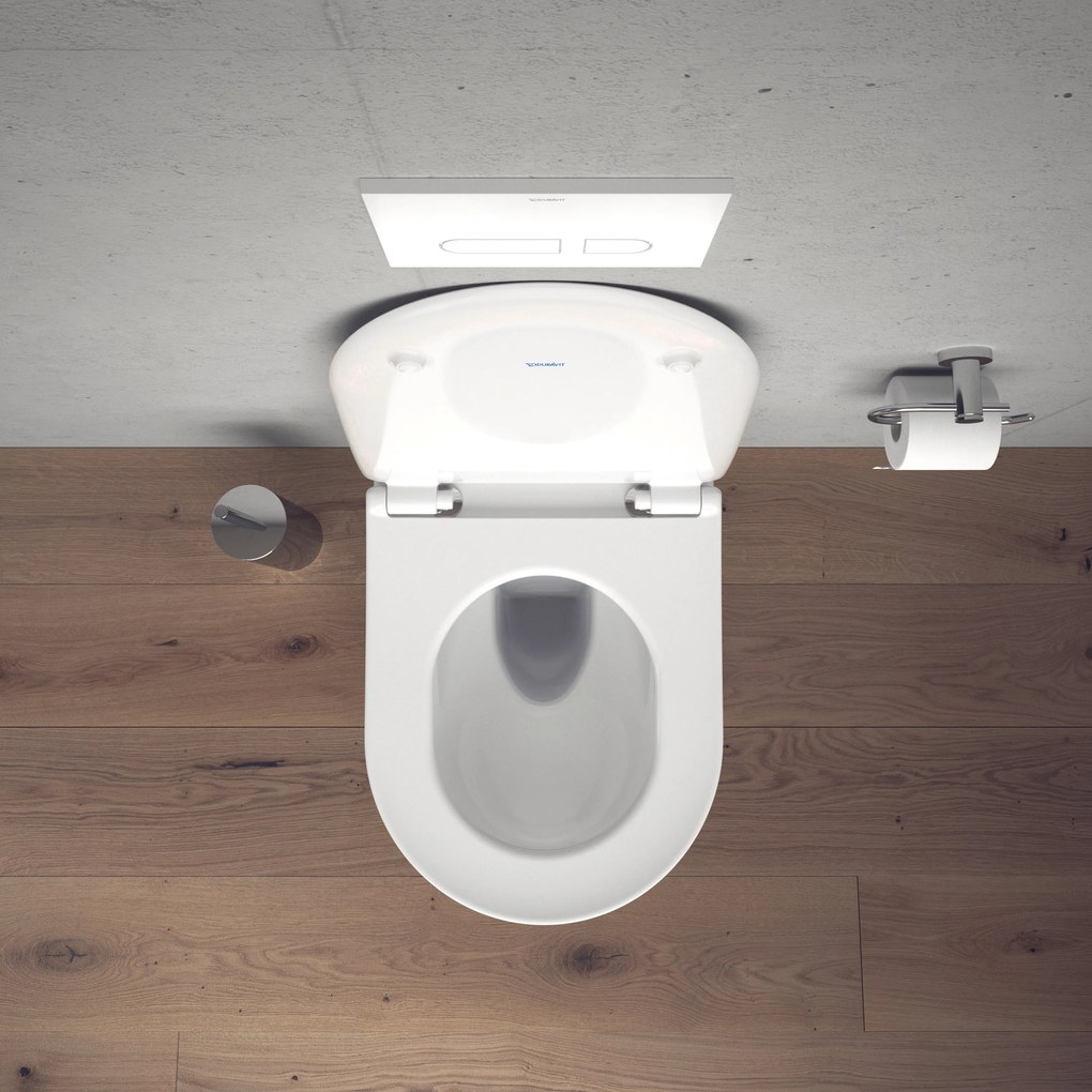 Duravit Soleil zestaw WC wiszący z deską sedesową - ukryte mocowanieBiały - technologia HygieneGlaze & HygieneFlush