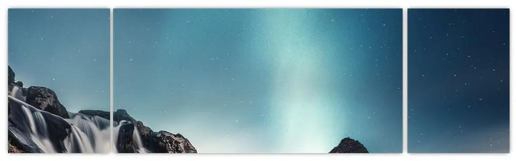 Obraz wodospadów (170x50 cm)