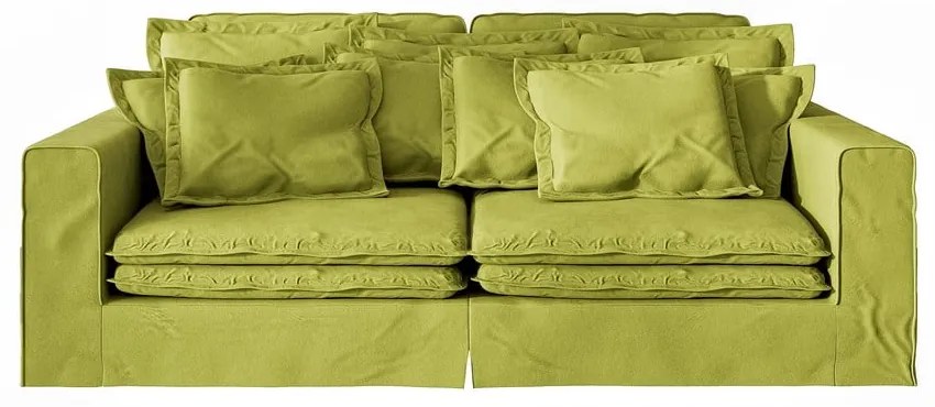 Jasnozielona sofa 236 cm Nora – Ropez