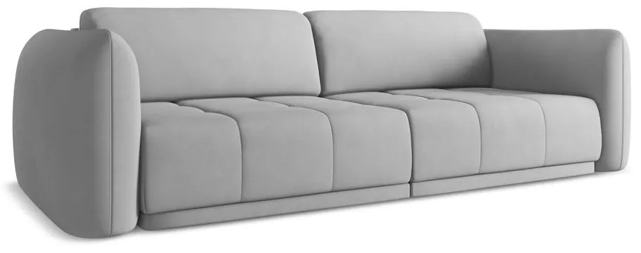 Jasnoszara sofa 210 cm Hoku – Makamii