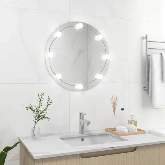Nowoczesne okrągłe lustro LED 60 cm S2-M76