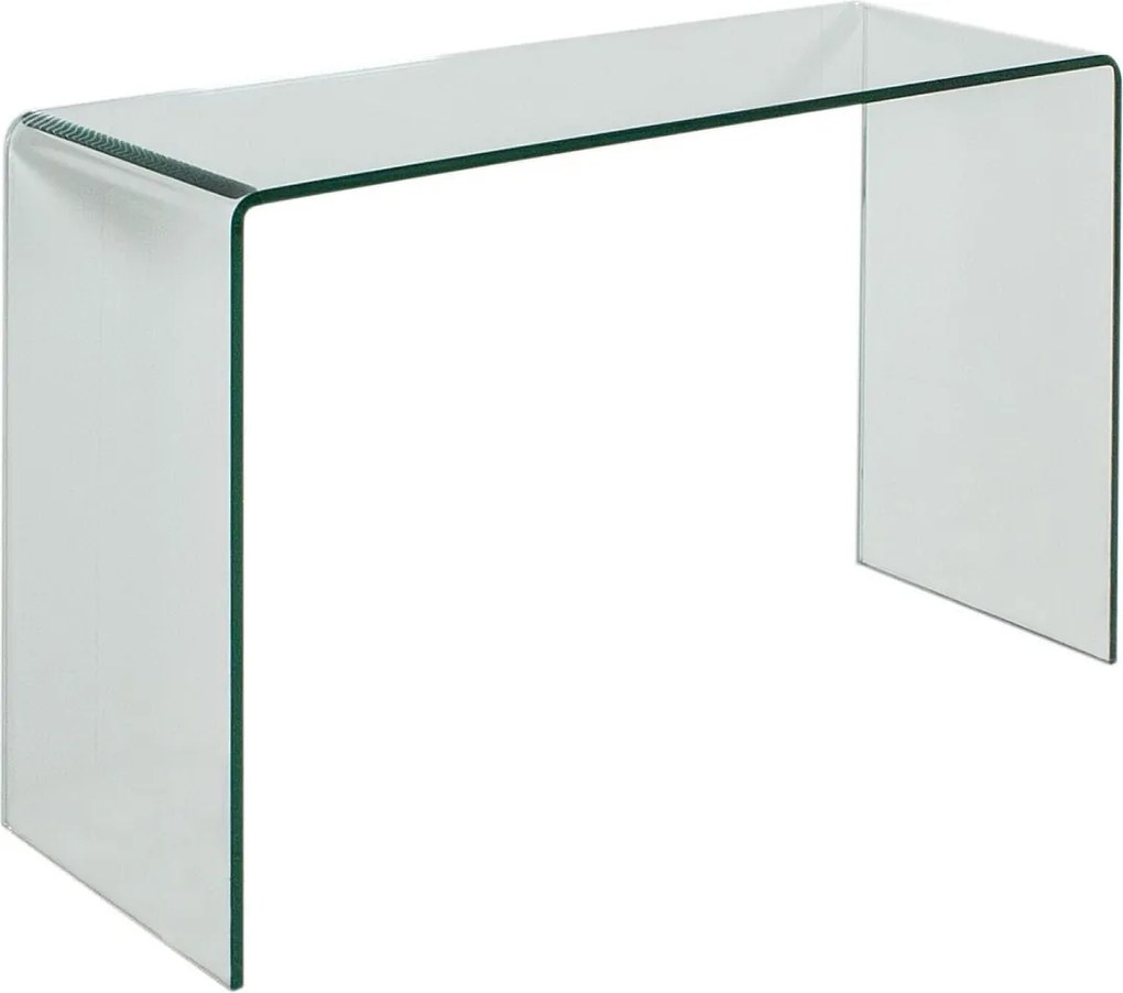 Konsola Smalle z giętego szkła 120x40x80 cm