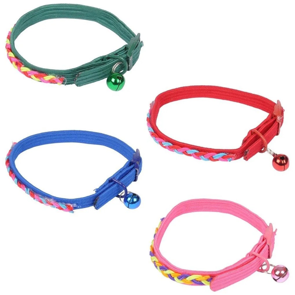 Obroża dla kota z dzwoneczkiem, 30 cm