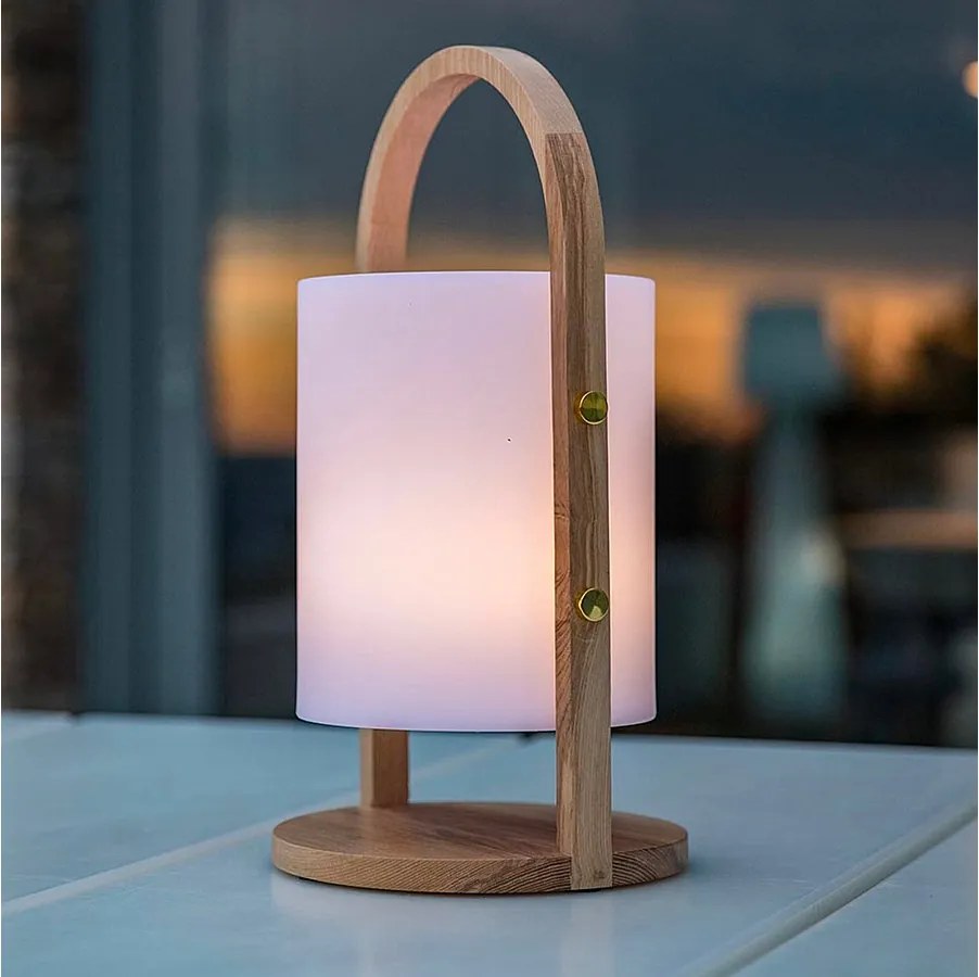 WOODY H37CM Bezprzewodowa lampa przenośna