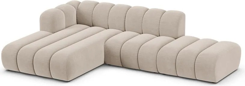 Beżowy narożnik (lewostronny) Lupine – Micadoni Home