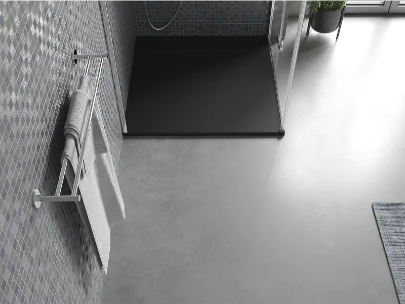 Mexen Otto brodzik kwadratowy SMC 80 x 80 cm, czarny - 4N708080