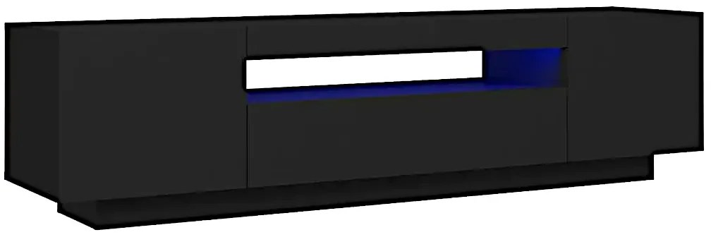 Szafka rtv w kolorze czarnym H9-G08
