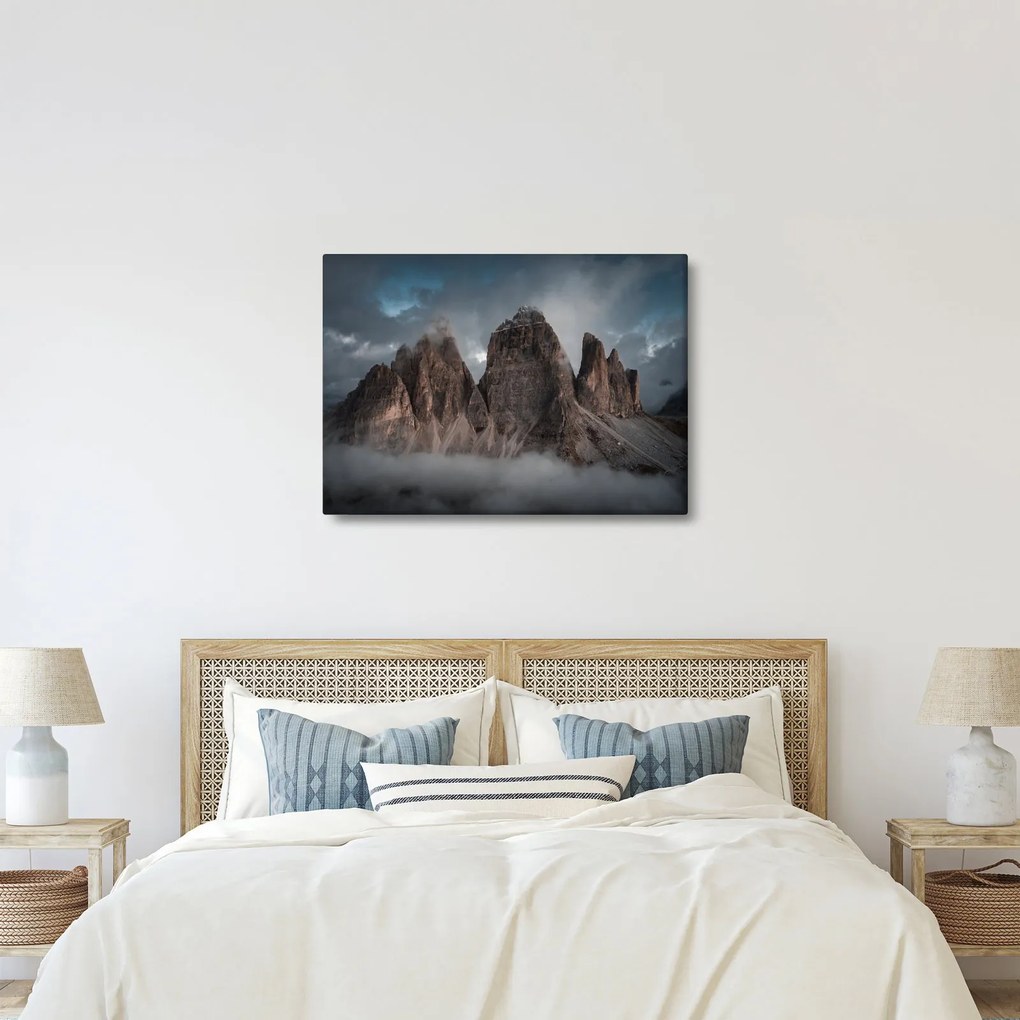 Obraz - Trzy Zęby, Włoskie Dolomity (70x50 cm)