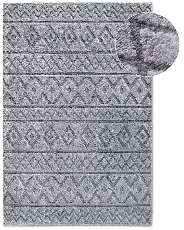 Szary dywan 80x120 cm Itinerance Light Grey – Elle Decoration
