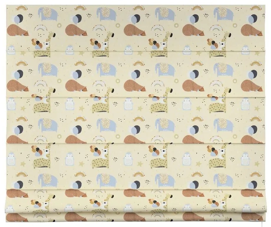 Żółta roleta dziecięca 170x160 cm Magic – Yellow Tipi
