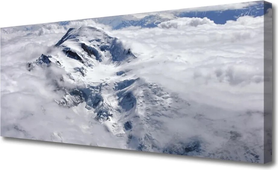 Obraz canvas na ścianę Mglisty Poranek w Górach