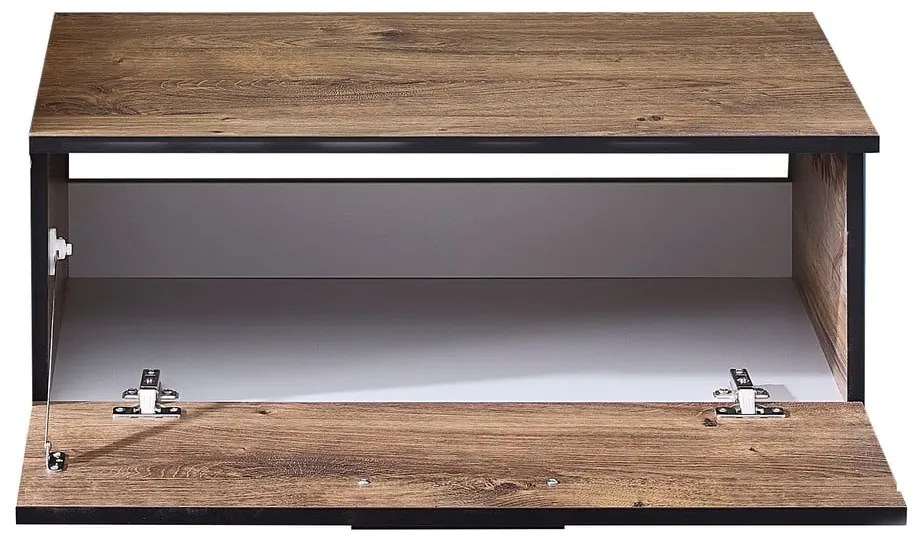 Brązowa szafka wisząca pod umywalkę w dekorze dębu 71x27,5 cm Set 374 – Pelipal
