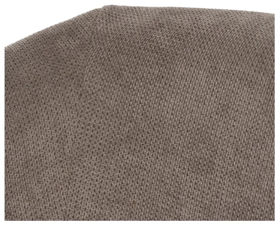 Szarobrązowy fotel z tkaniny szenilowej Classic – Ixia