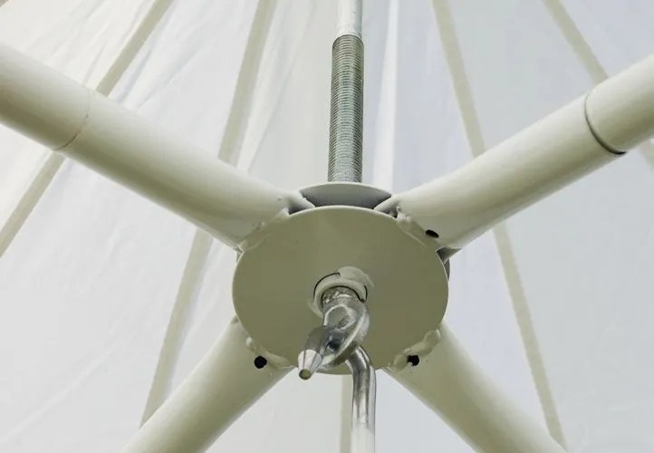 Pawilon ogrodowy biały 4 x 4m