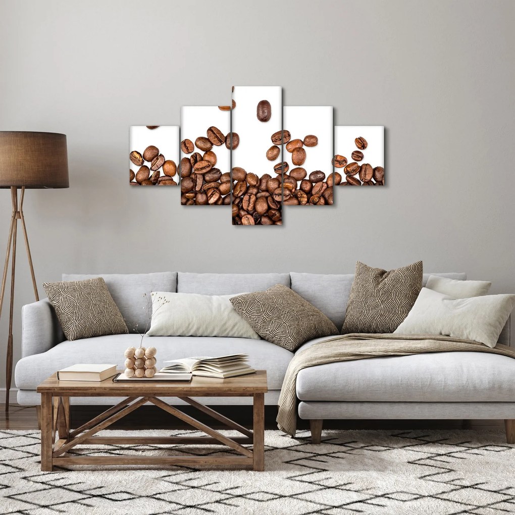 Obraz - Ziarna kawy (125x70 cm)