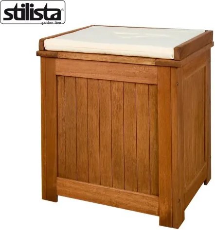 Skrzynia ogrodowa, kufer z poduszką 43 x 55 x 62 cm