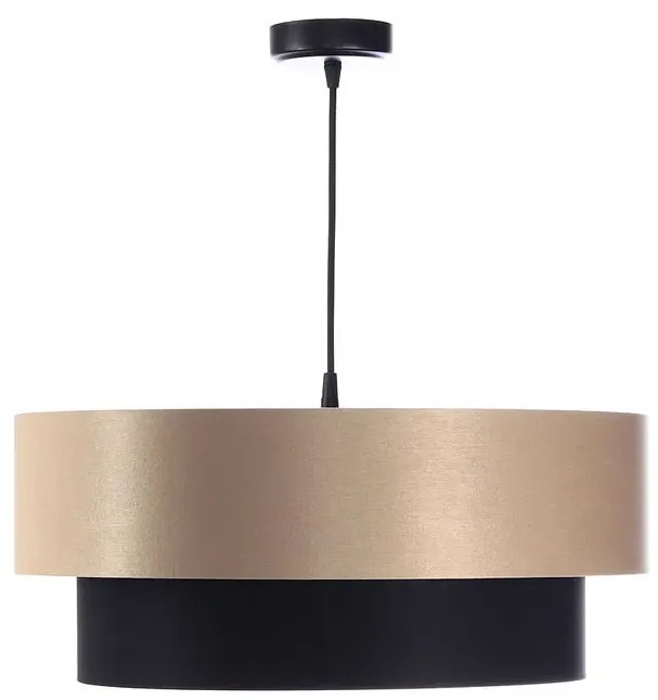 Kremowo-czarna podwójna lampa nad stół - 4X S414 G3-C08