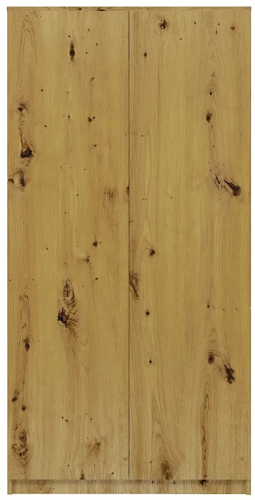Stojąca szafa w kolorze dąb artisan C7-K75