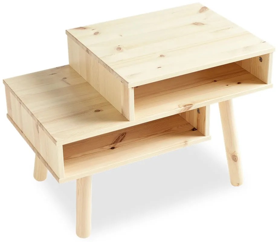 Stolik z drewna sosnowego w naturalnym kolorze Karup Design Hako