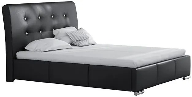 Łóżko tapicerowane do sypialni glamour 180x200 Z4-T63