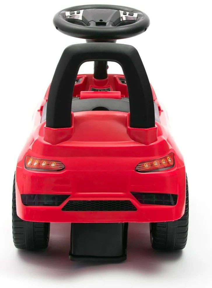 Baby Mix Odpychacz dla dzieci z dźwiękiem Racer, czerwony