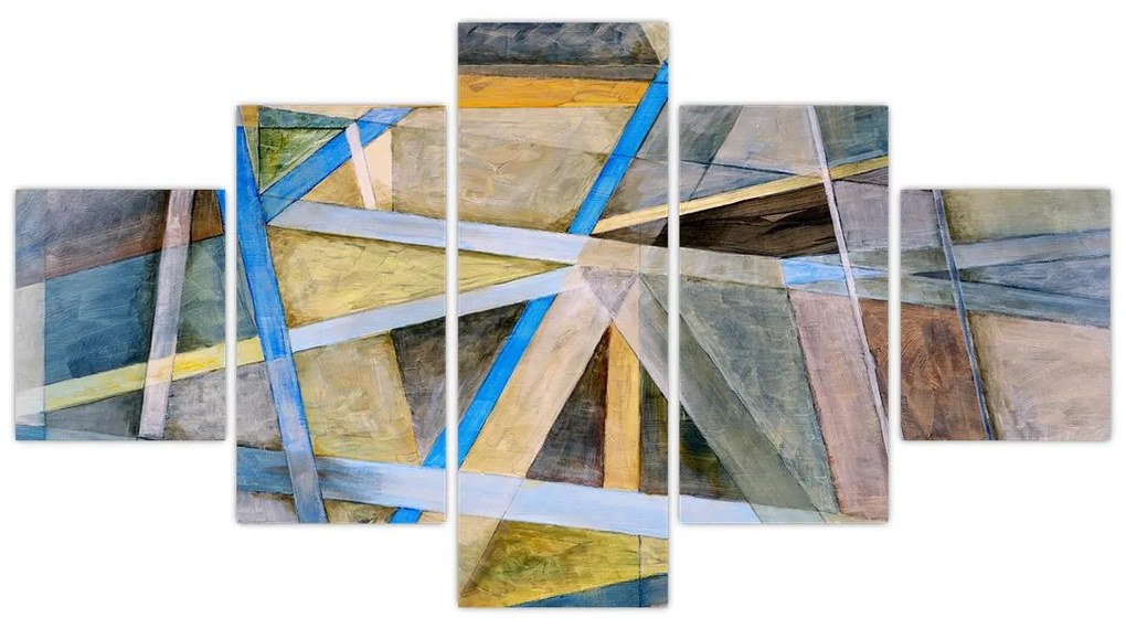 Obraz - Abstrakcja (125x70 cm)