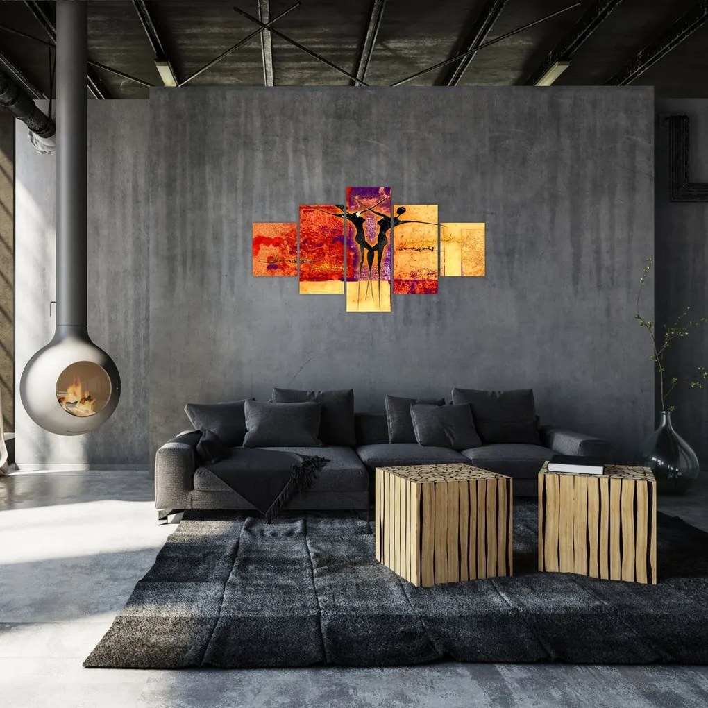 Obraz - Afrykańskie boginie (125x70 cm)