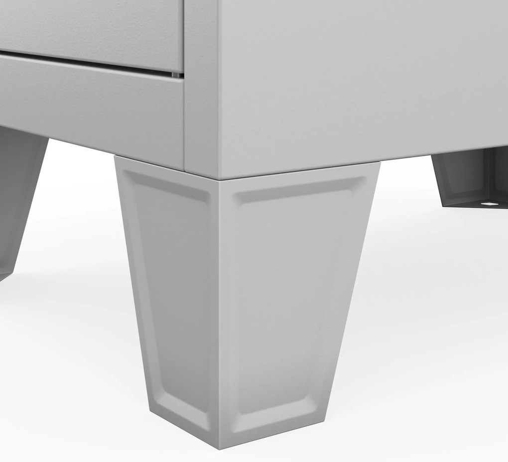 Szafa skrytkowa socjalna BHP szara: ROBERT 1 Plus