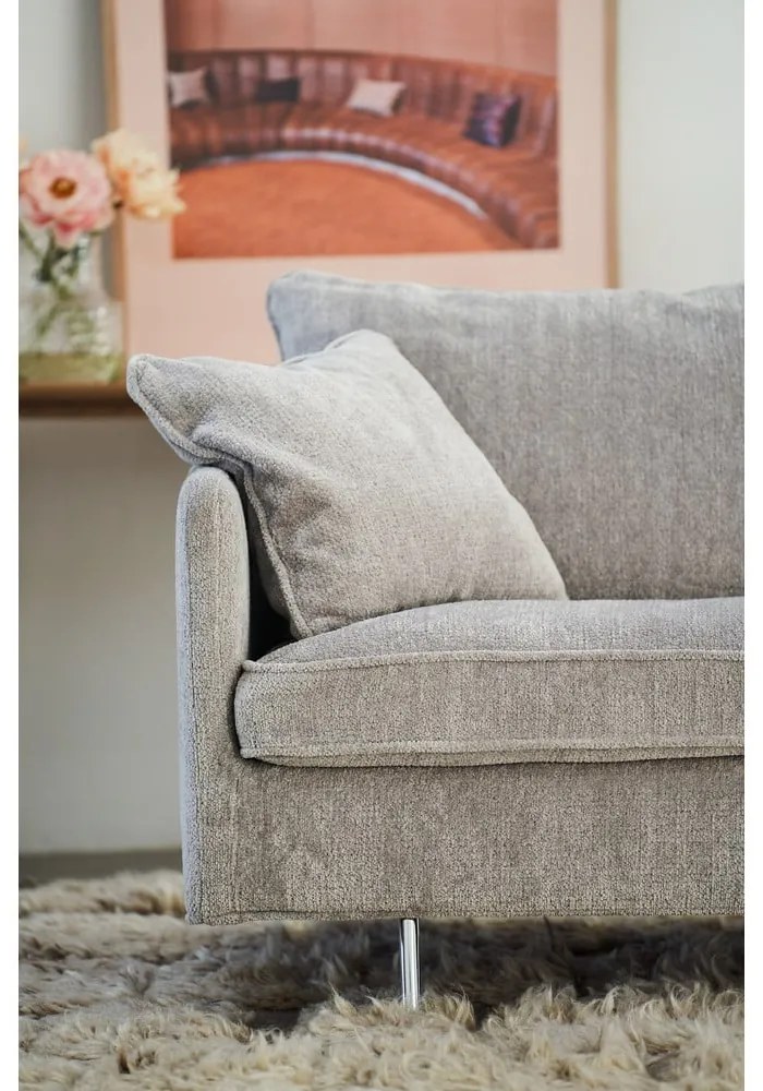 Jasnoszara sofa 216 cm Julia – Sits