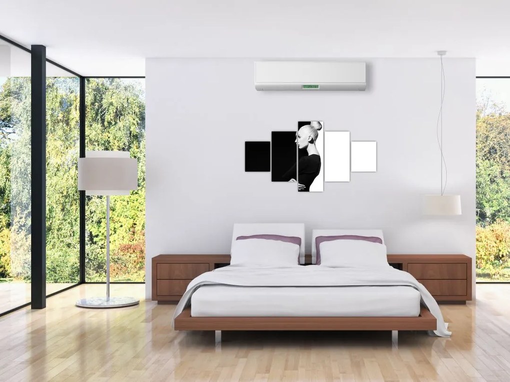 Obraz - Kobieta à la yin i yang (125x70 cm)