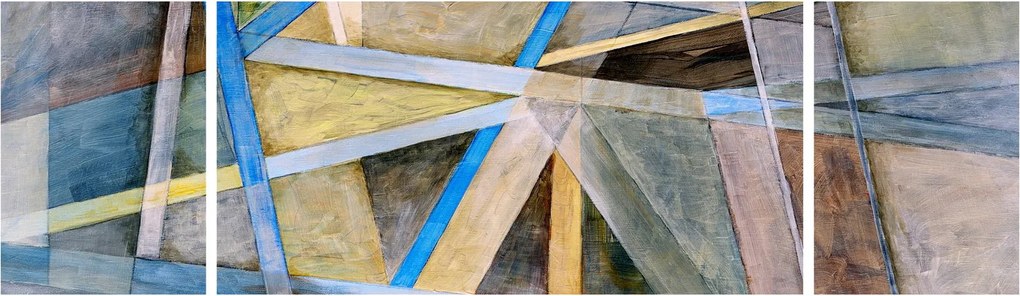 Obraz - Abstrakcja (170x50 cm)