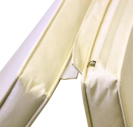 Materac z poduszką Garth - kremowa