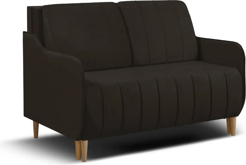 Sofa kanapa 2 os z funkcją spania BEST Brązowy