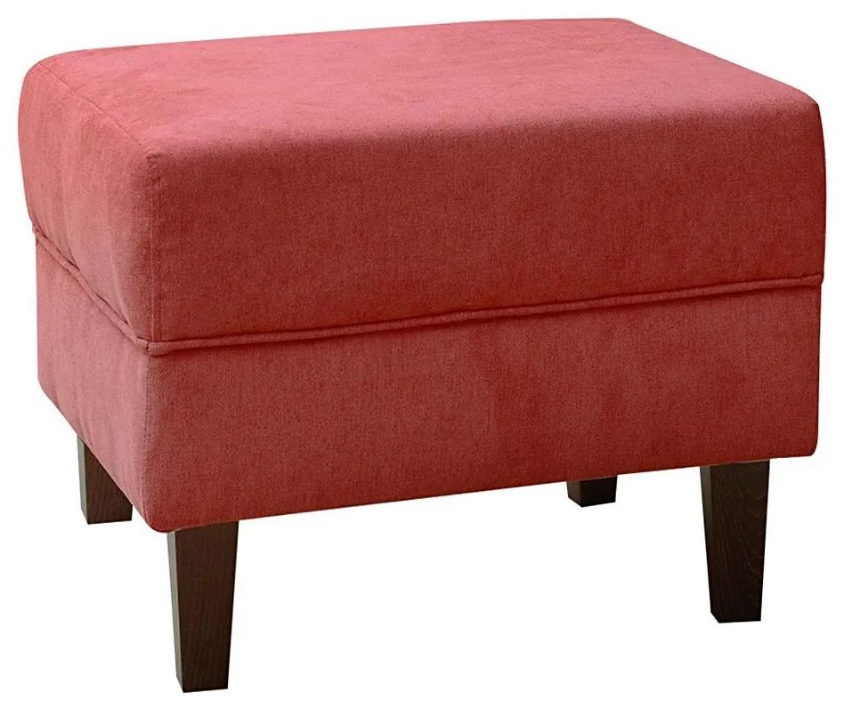 Taboret GALA 46x54 cm czerwony