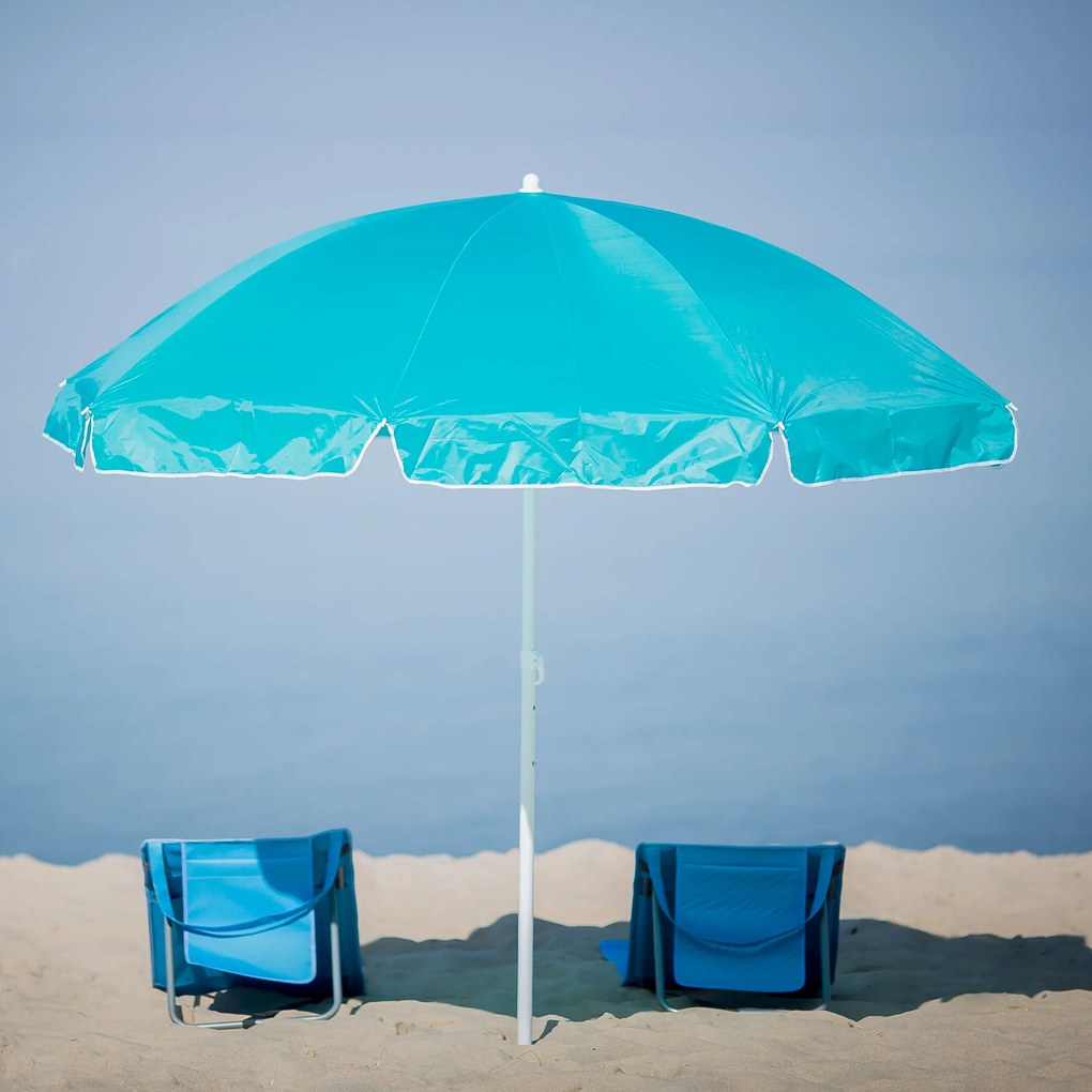 Parasol ogrodowy 2,4 m Poly II błękit PATIO
